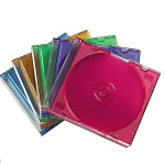 CUSTODIE SLIM COLORATE X CD/DVD conf. 5PZ 