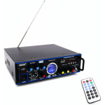 AMPLIFICATORE STEREO KARAOKE CON BLUETOOTH, FM/USB/SD, MP3, 2x 50W  