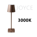 LAMPADA LED DA TAVOLO 3000°K DIMMERABILE Colore Bronzo JOYCE