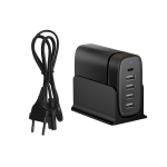 CARICABATTERIA 100-240V 40W CON 4 USB Type-A + 1 USB Type-C