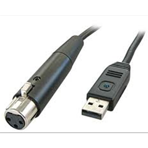 CAVO USB / XLR 3 POLI PER MICROFONO (CONVERTITORE)